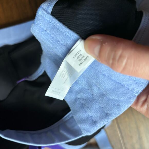 LIVI by Lane Bryant Racerback Padded Bra Blue Sz 42D - Picture 8 of 9